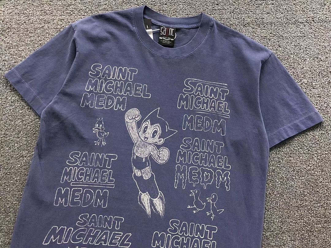 Chanel 98 SAINT MICHAEL T-SHIRT 42081406155 (Im 170Cm 60Kg I Wear Size S In The Phot) - Image 9