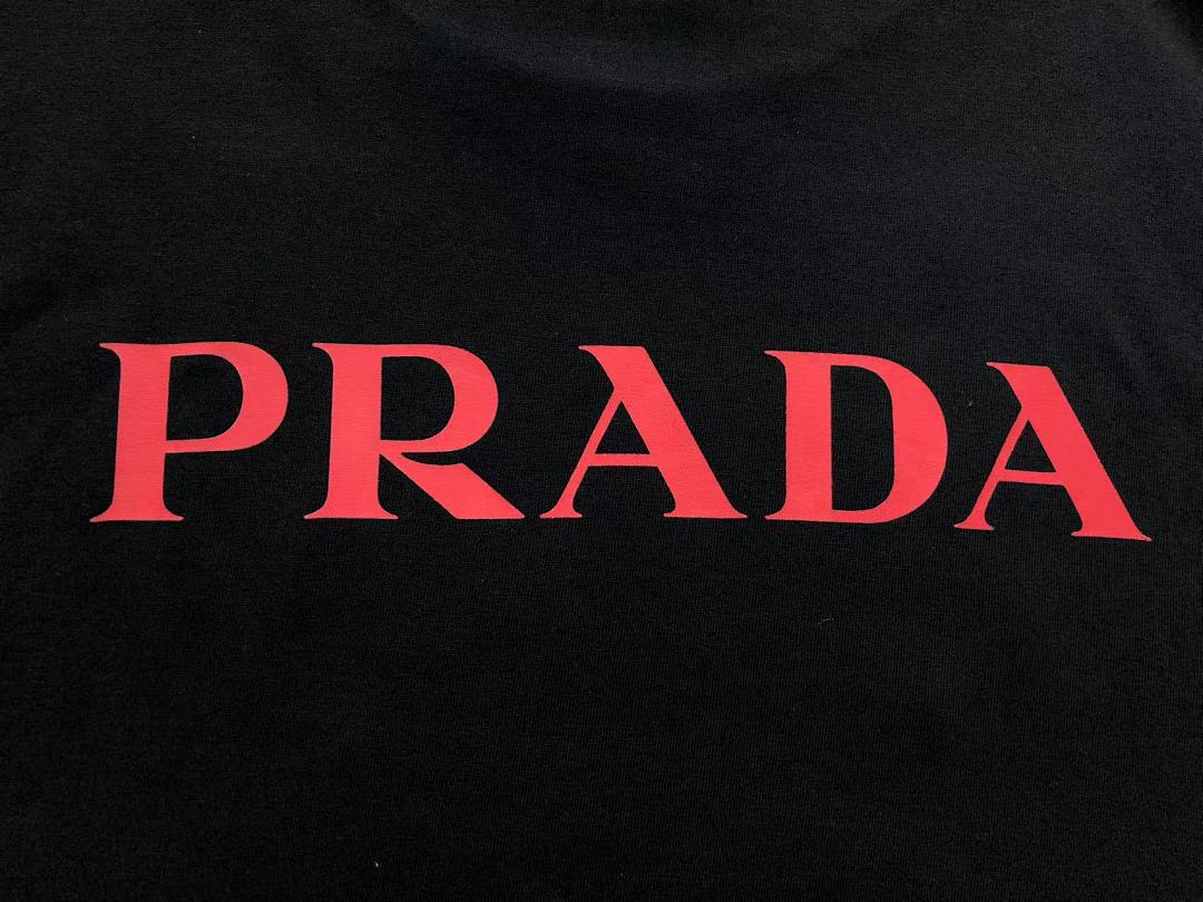 Prada 108 P⭐A⭐A T-SHIRT 505281070 (Im 170Cm 60Kg I Wear Size L In The Phot) - Image 13