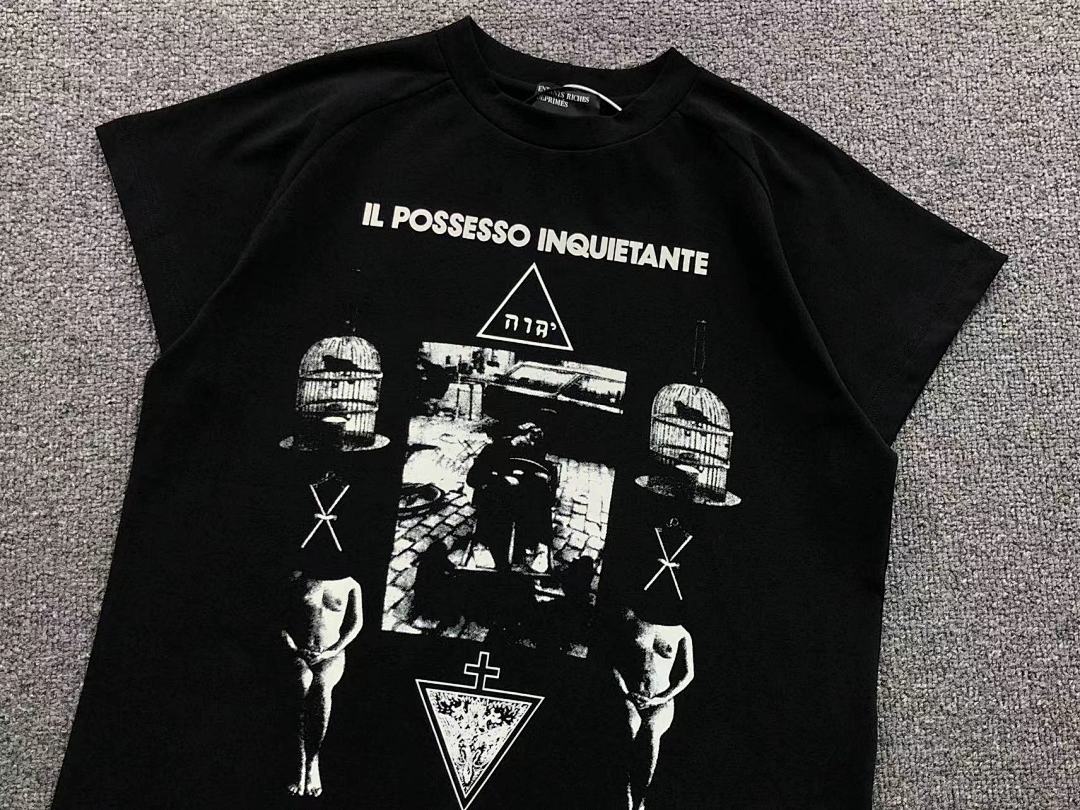 Chanel 118 ENFANTS RICHES DEPRIMES T-SHIRT 3201141617 (Im 170Cm 60Kg I Wear Size S In The Phot) - Image 7