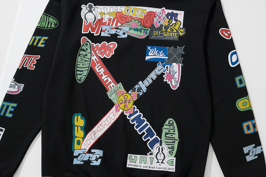 Off-White 129 OFF-WHITE (WHITE HOODIE) - Image 8