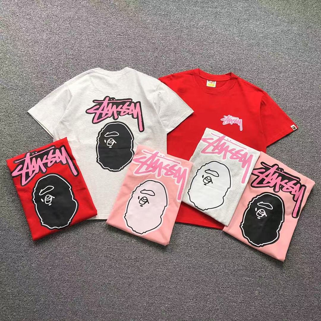 Bape 78 BAPE STUSSY T-SHIRT 1102091542 (Im 170Cm 55Kg I Wear Size S In The Phot)