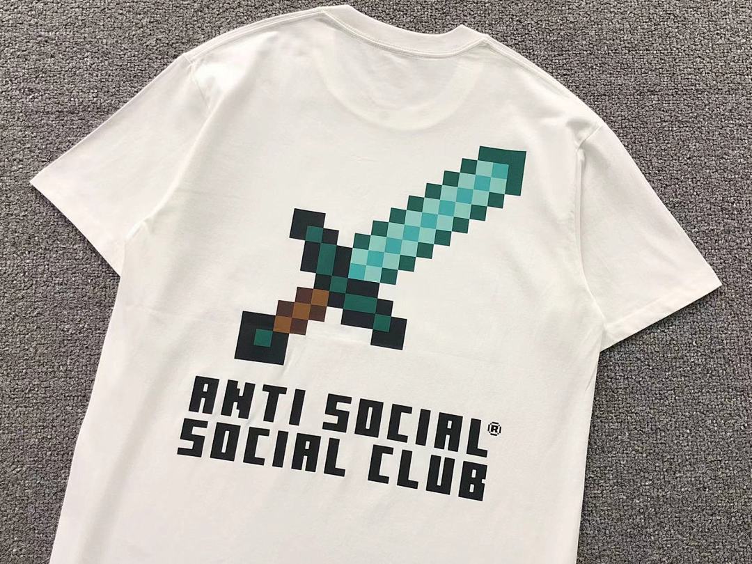 Christian Louboutin 85 ANTI SOCIAL CLUB T-SHIRT 1111190302 (Im 170Cm 60Kg I Wear Size M In The Phot) - Image 8