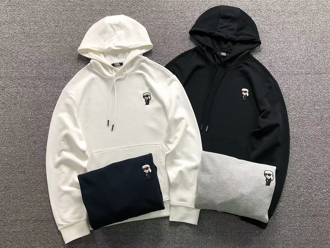 Unbranded 185 KARL LAGERFELD HOODIE 2206180801 (Im 170Cm 60Kg I Wear Size XL In The Phot) - Image 5