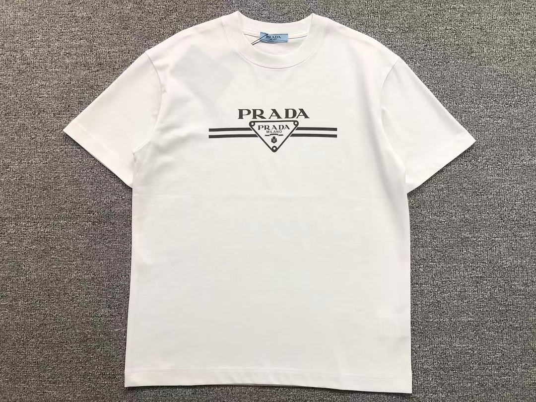 Prada 115 P⭐A⭐A T-SHIRT 3204181021 (Im 170Cm 60Kg I Wear Size M In The Phot) - Image 7
