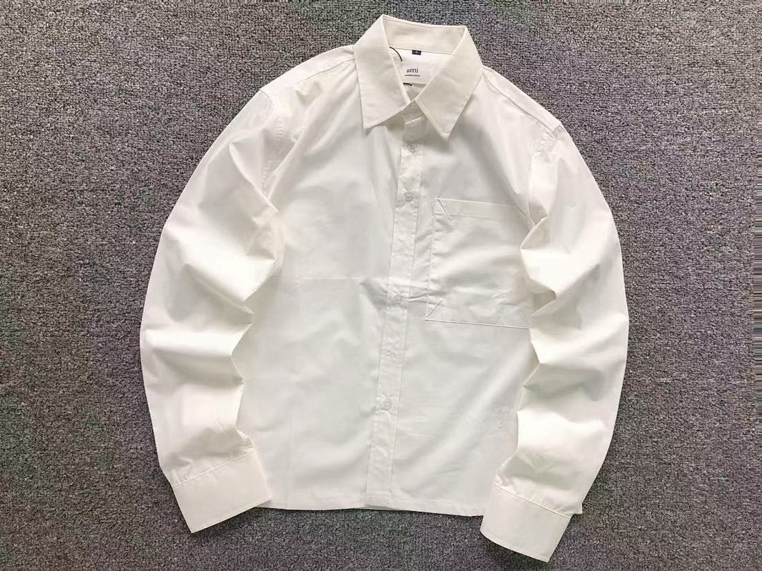 AMI 138 AMI SHIRT 4104090317 (Im 170Cm 60Kg I Wear Size S In The Phot) - Image 7