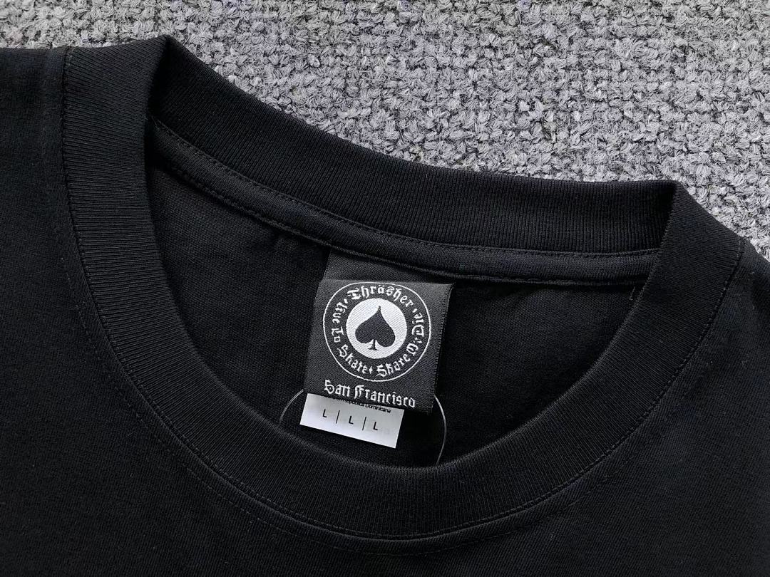 Thrasher 68 THRASHER T-SHIRT 41060918121 (Im 170Cm 60Kg I Wear Size L In The Phot) - Image 17