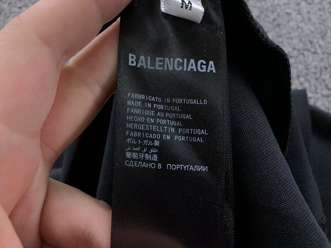 Balenciaga 115 B⭐L⭐⭐⭐IA⭐A T-SHIRT 504121621 (Im 170Cm 60Kg I Wear Size M In The Phot) - Image 18
