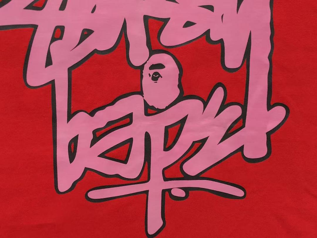 Bape 78 BAPE STUSSY T-SHIRT - Image 14