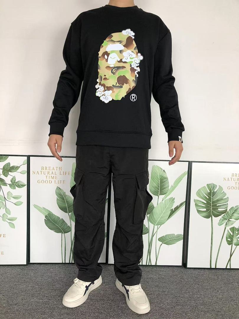 Bape 125 BAPE HOODIE 4111280417 (Im 170Cm 55Kg I Wear Size S In The Phot) - Image 3