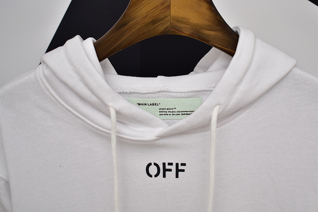 Off-White 98 OFF-WHITE (WHITE HOODIE) - Image 25