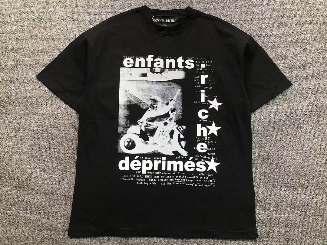 Chanel 88 ENFANTS RICHES DEPRIMES T-SHIRT 5232117162 (Im 170Cm 60Kg I Wear Size M In The Phot) - Image 5