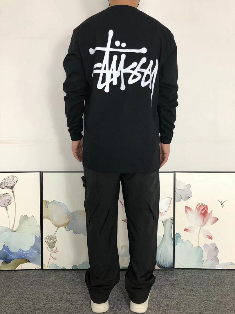 Stussy 95 STUSSY LONG SLEEVED 592717123 (Im 170Cm 60Kg I Wear Size M In The Phot) - Image 4