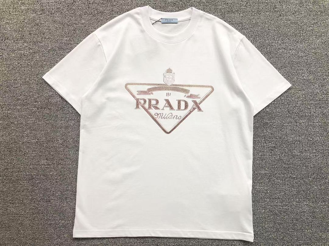 Prada 128 P⭐A⭐A T-SHIRT 3203054621 (Im 170Cm 60Kg I Wear Size S In The Phot) - Image 7