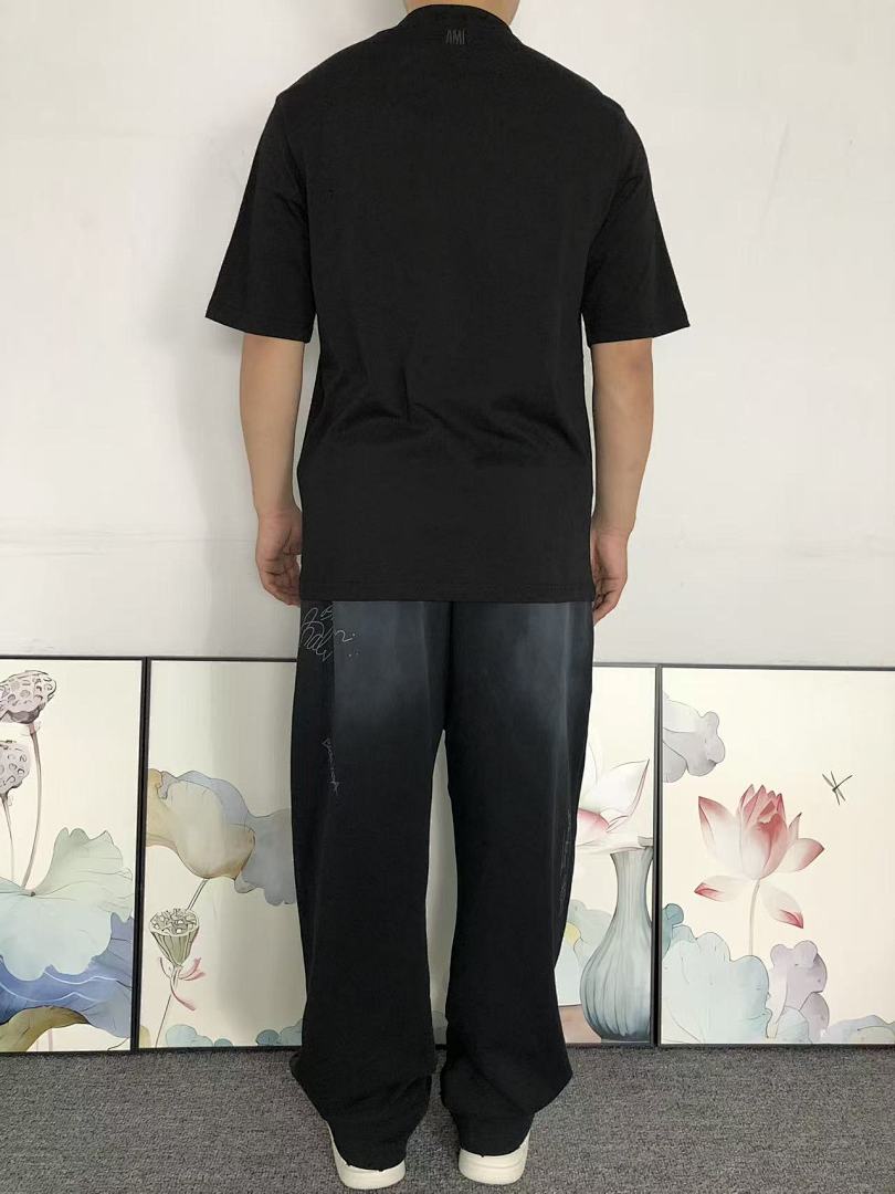 AMI 98 AMI T-SHIRT 21111814125 (Im 170Cm 60Kg I Wear Size S In The Phot) - Image 4
