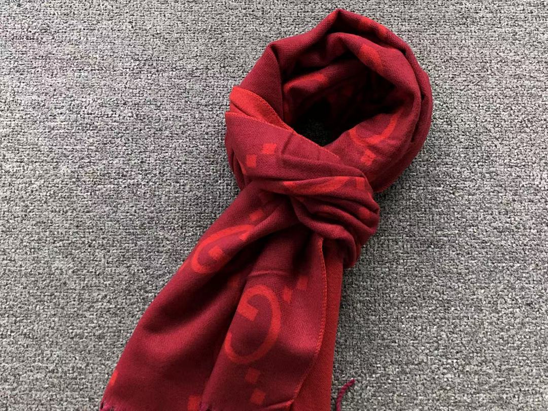 Gucci 98 G⭐C⭐I SCARF 581201102 (Long 180CM* Wide 65CM*) - Image 12