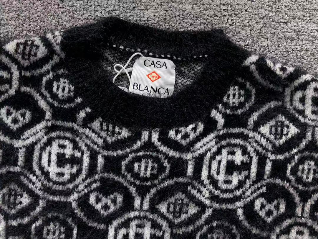Casablanca 185 CASABLANCA SWEATER 5100403127 (Im 170Cm 60Kg I Wear Size M In The Phot) - Image 11