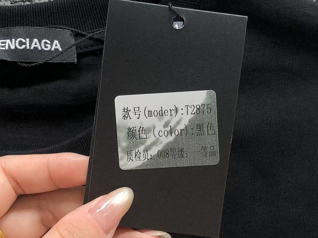 Balenciaga 115 B⭐L⭐⭐⭐IA⭐A T-SHIRT 3103234820 (Im 170Cm 60Kg I Wear Size S In The Phot) - Image 26