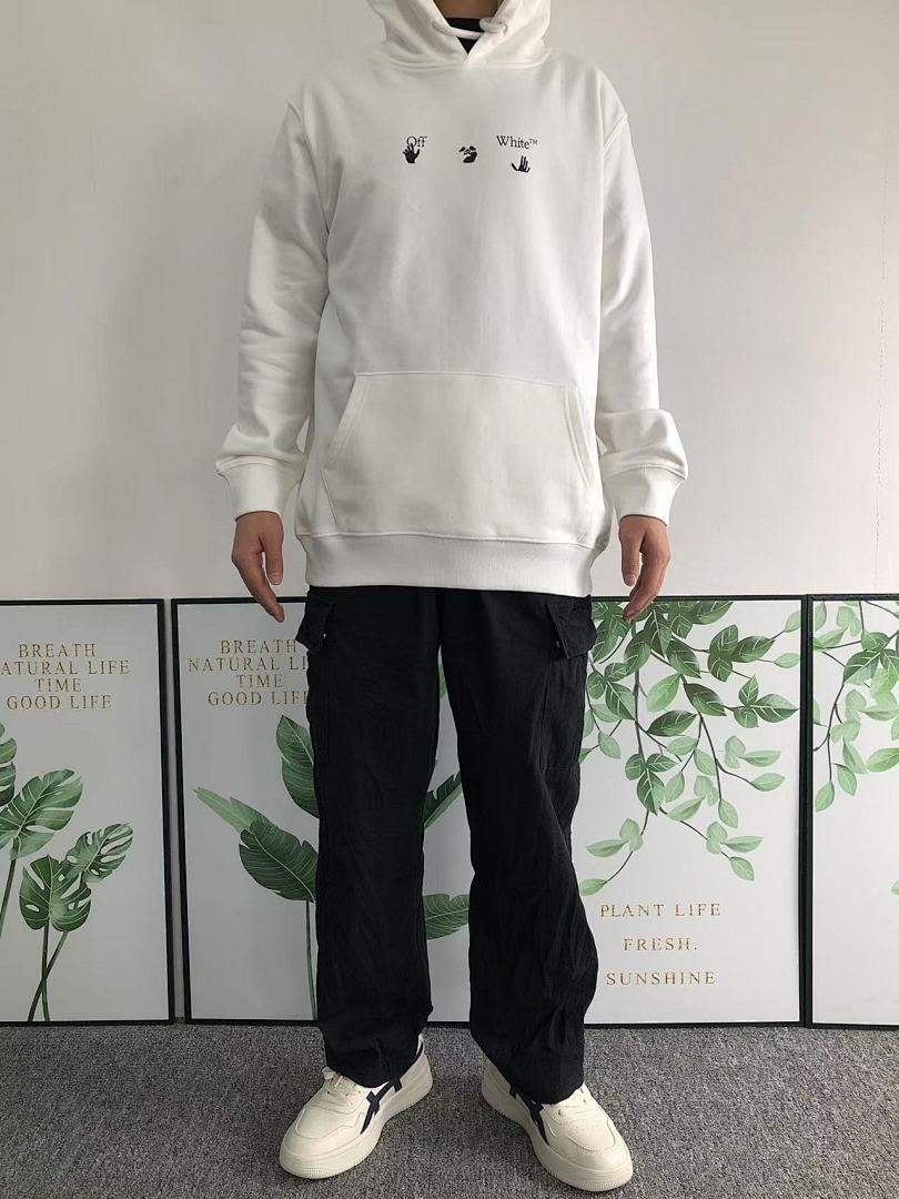 Off-White 168 OFF-WHITE HOODIE 312171219 (Im 170Cm 55Kg I Wear Size M In The Phot) - Image 3