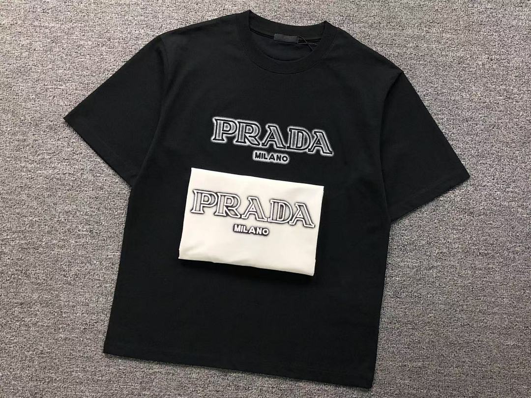 Prada 108 P⭐A⭐A T-SHIRT 311212303 (Im 170Cm 57Kg I Wear Size S In The Phot) - Image 15