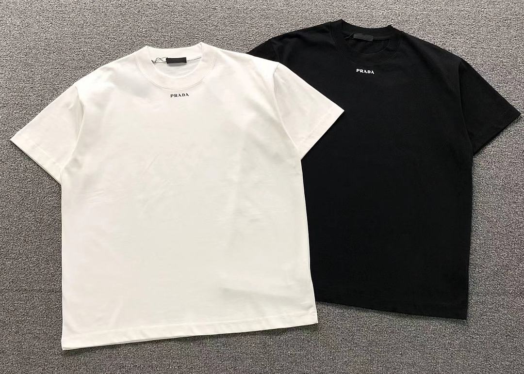 Prada 108 P⭐A⭐A T-SHIRT 42042901133 (Im 170Cm 60Kg I Wear Size 2XL In The Phot) - Image 5