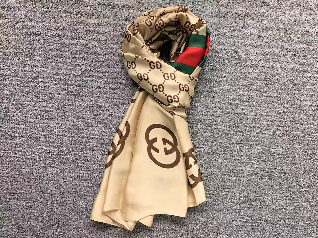 Gucci 85 G⭐C⭐I SCARF 31062822102 (Long 180CM* Wide 90CM*) - Image 6