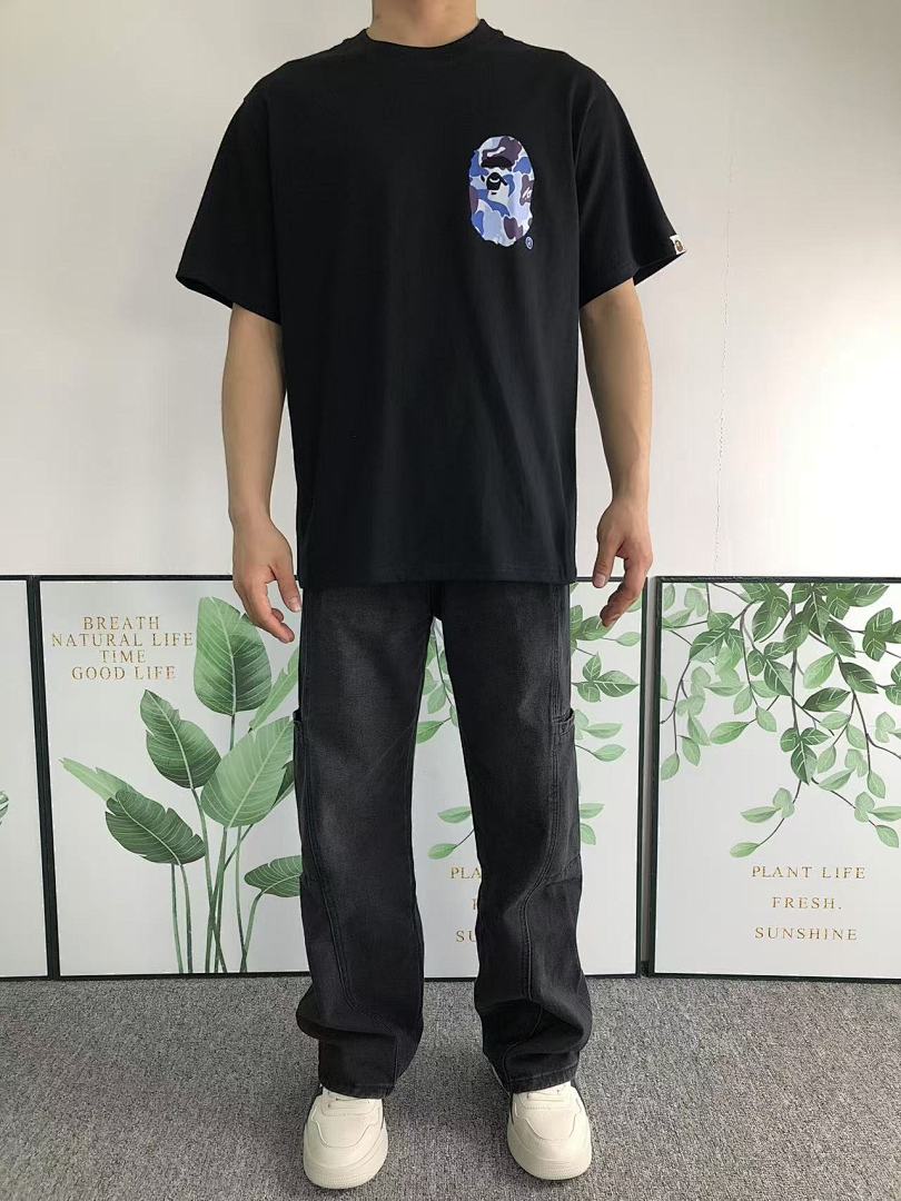 Bape 79 BAPE STUSSY T-SHIRT 411182642 (Im 170Cm 57Kg I Wear Size S In The Phot) - Image 3