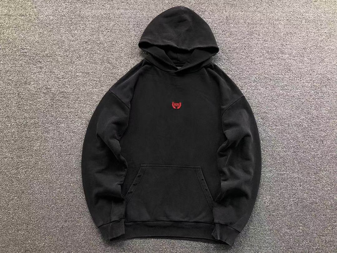 Balenciaga 258 B⭐L⭐⭐⭐IA⭐A HOODIE 31010043421 (Im 170Cm 60Kg I Wear Size M In The Phot) - Image 5