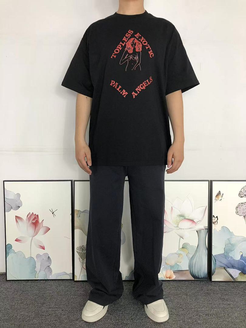 Palm Angels 78 PALM ANGELS T-SHIRT 41060933121 (Im 170Cm 60Kg I Wear Size M In The Phot) - Image 3