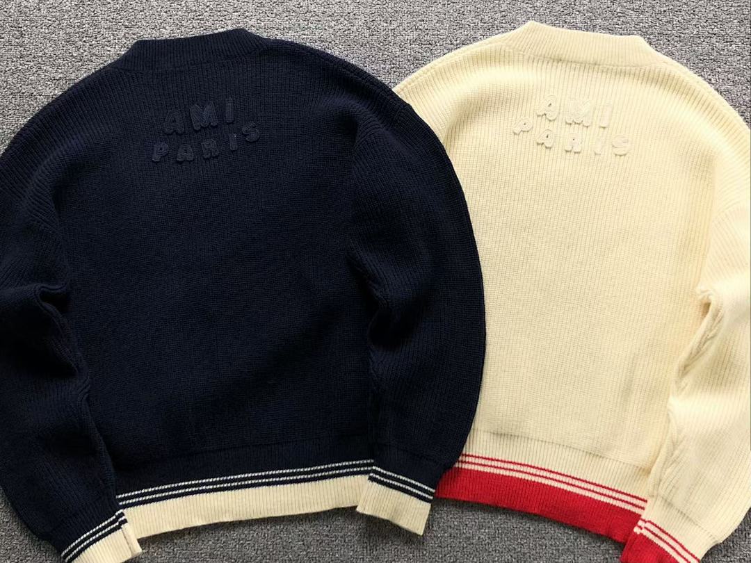 AMI 168 AMI SWEATER 3107160121 (Im 170Cm 60Kg I Wear Size M In The Phot) - Image 6