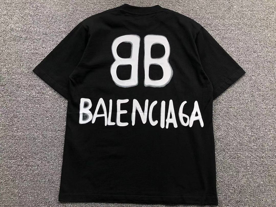 Balenciaga 125 B⭐L⭐⭐⭐IA⭐A T-SHIRT 3102220721 (Im 170Cm 55Kg I Wear Size XS In The Phot) - Image 7