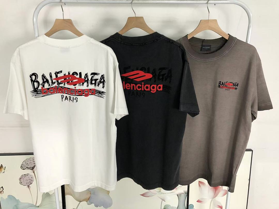 Balenciaga 135 B⭐L⭐⭐⭐IA⭐A T-SHIRT 5260609147 (Im 170Cm 60Kg I Wear Size L In The Phot) - Image 27
