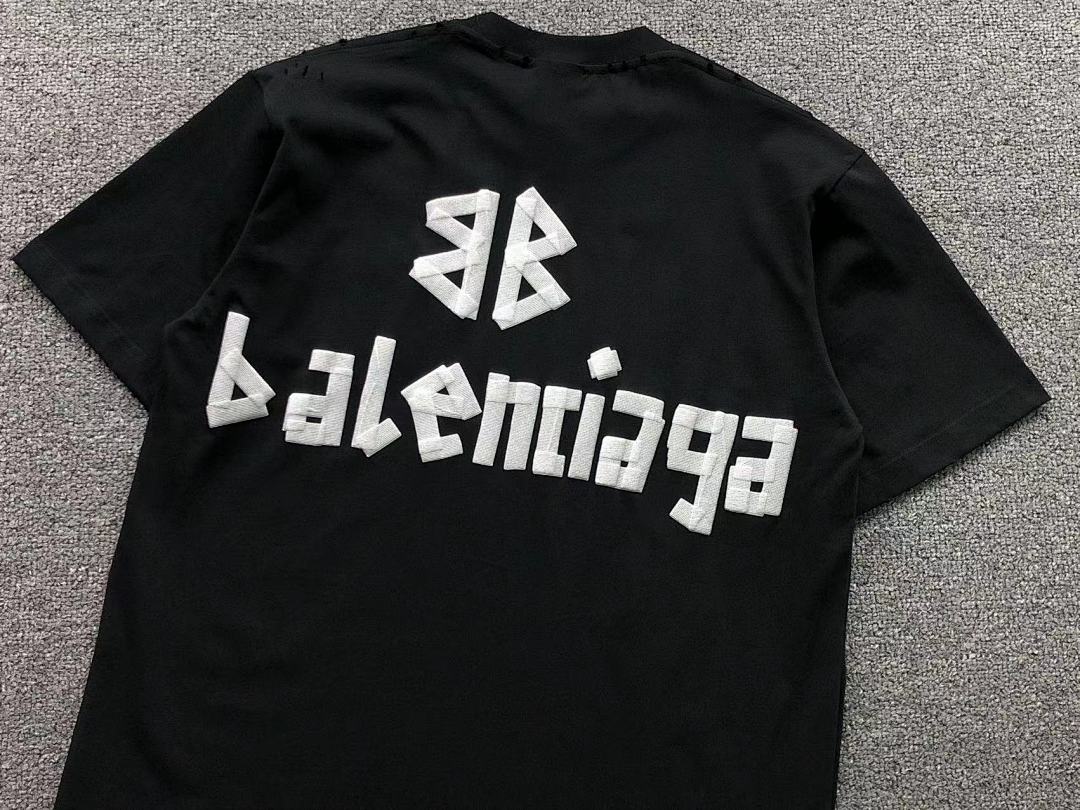 Balenciaga 118 B⭐L⭐⭐⭐IA⭐A T-SHIRT 4104070221 (Im 170Cm 60Kg I Wear Size M In The Phot) - Image 9