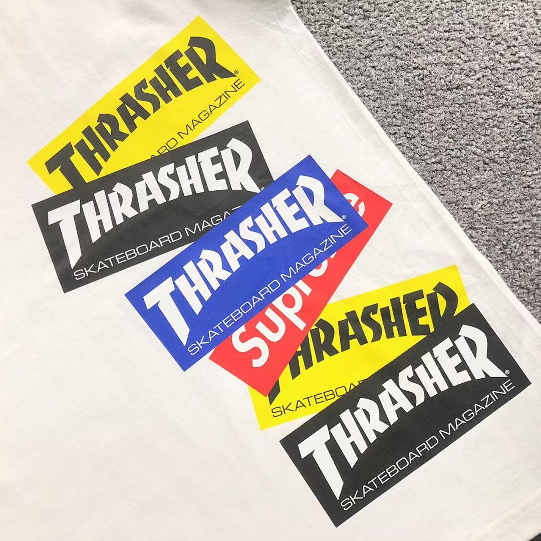 Supreme 108 S⭐⭐R⭐⭐E THRASHER LONG SLEEVED 1111050302 (Im 170Cm 60Kg I Wear Size L In The Phot) - Image 10