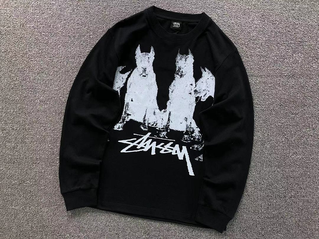 Stussy 158 STUSSY LONG SLEEVEDD 22041326001 (Im 170Cm 60Kg I Wear Size M In The Phot) - Image 11