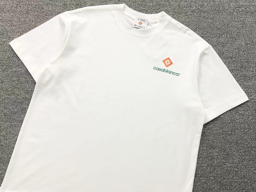 Casablanca 105 CASABLANCA T-SHIRT 52062606127 (Im 170Cm 60Kg I Wear Size L In The Phot) - Image 9