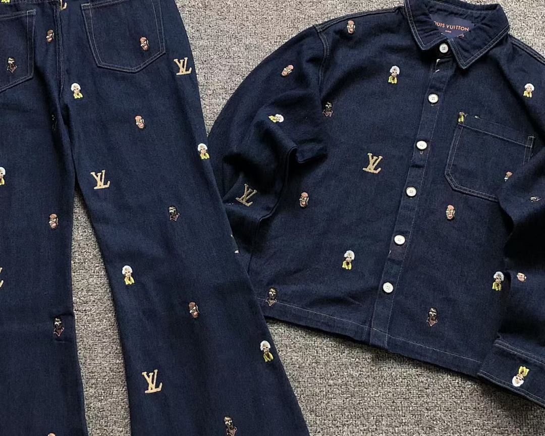 Louis Vuitton TROUSERS215 L⭐ JACKET TROUSERS 11090210137 (Im 170Cm 60Kg I Wear Size L In The Phot) - Image 7