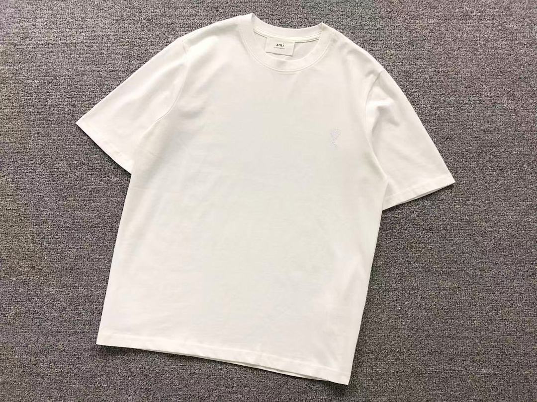 AMI 98 AMI T-SHIRT 21111813125 (Im 170Cm 60Kg I Wear Size S In The Phot) - Image 8