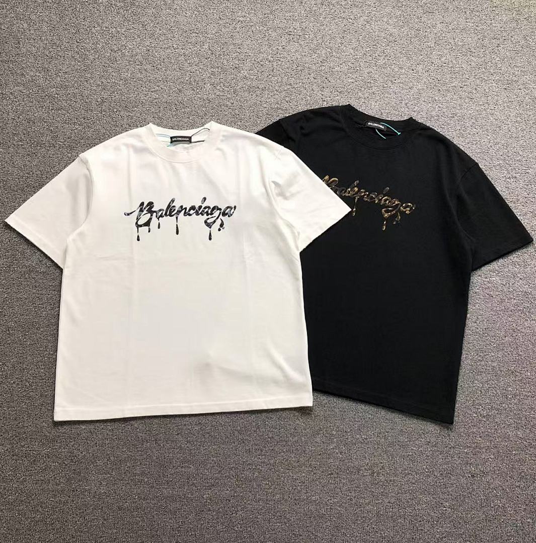 Balenciaga 128 B⭐L⭐⭐⭐IA⭐A T-SHIRT 3203213421 (Im 170Cm 60Kg I Wear Size L In The Phot)