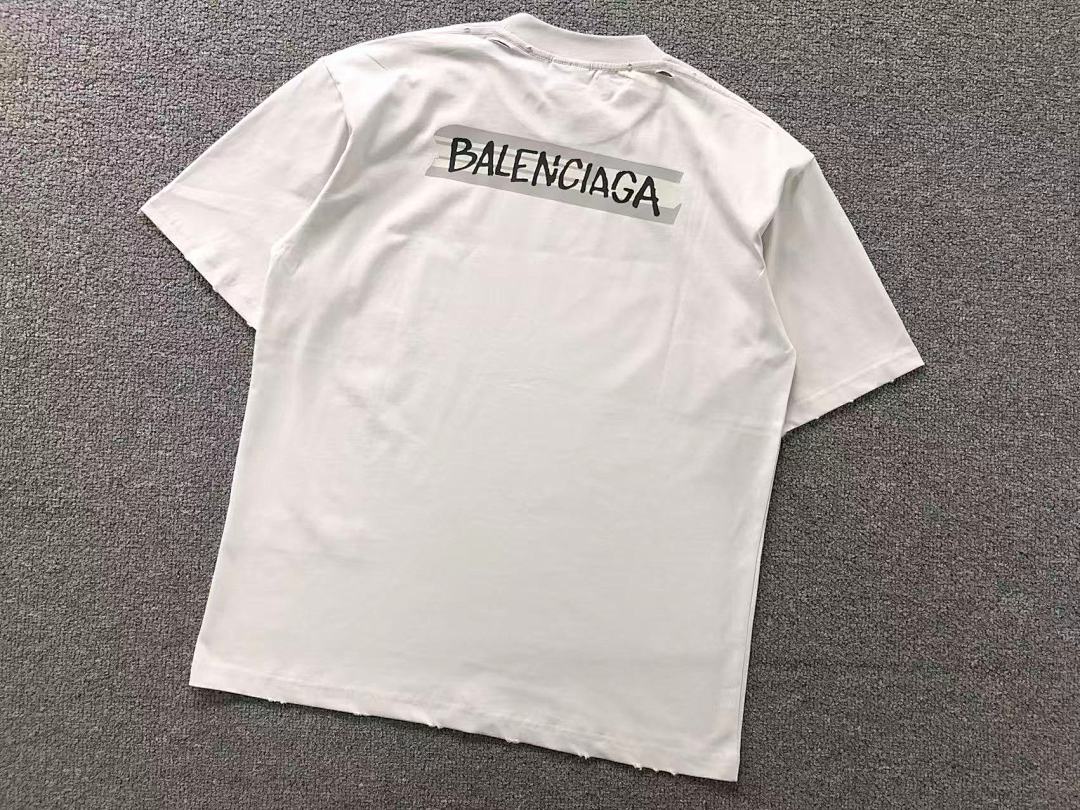 Balenciaga 125 B⭐L⭐⭐⭐IA⭐A T-SHIRT 3203242421 (Im 170Cm 60Kg I Wear Size S In The Phot) - Image 7