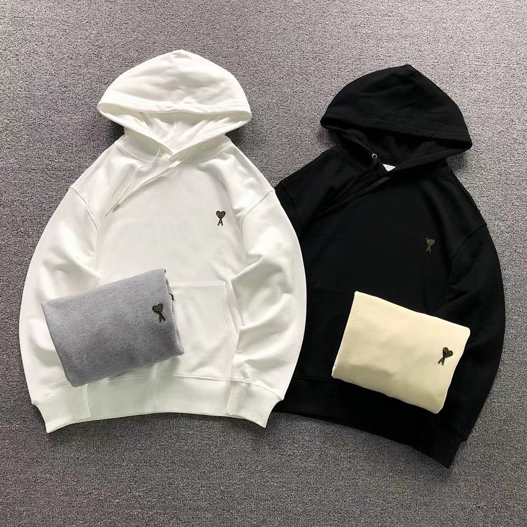 AMI 118 AMI HOODIE 57280188 (Im 170Cm 60Kg I Wear Size M In The Phot)