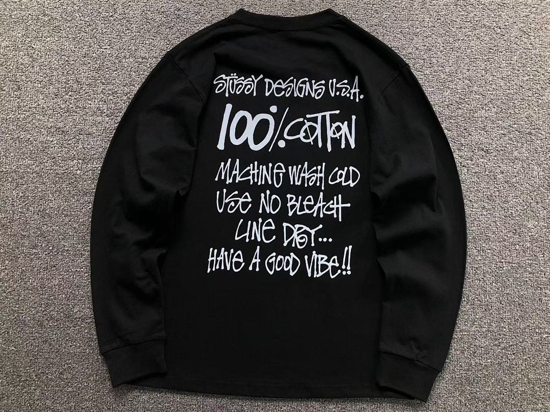 Stussy 88 STUSSY LONG SLEEVED 4110050198 (Im 170Cm 60Kg I Wear Size M In The Phot) - Image 16