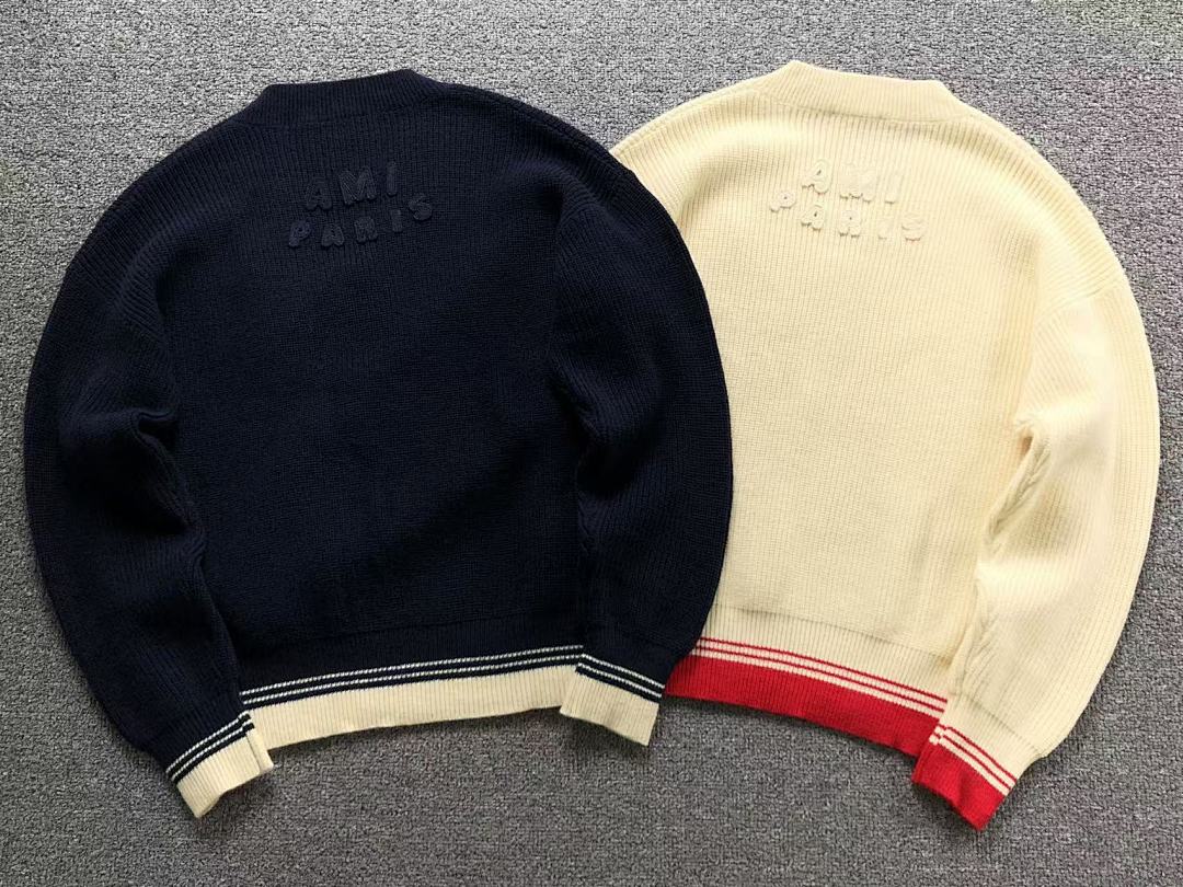 AMI 168 AMI SWEATER 3107160121 (Im 170Cm 60Kg I Wear Size M In The Phot) - Image 5