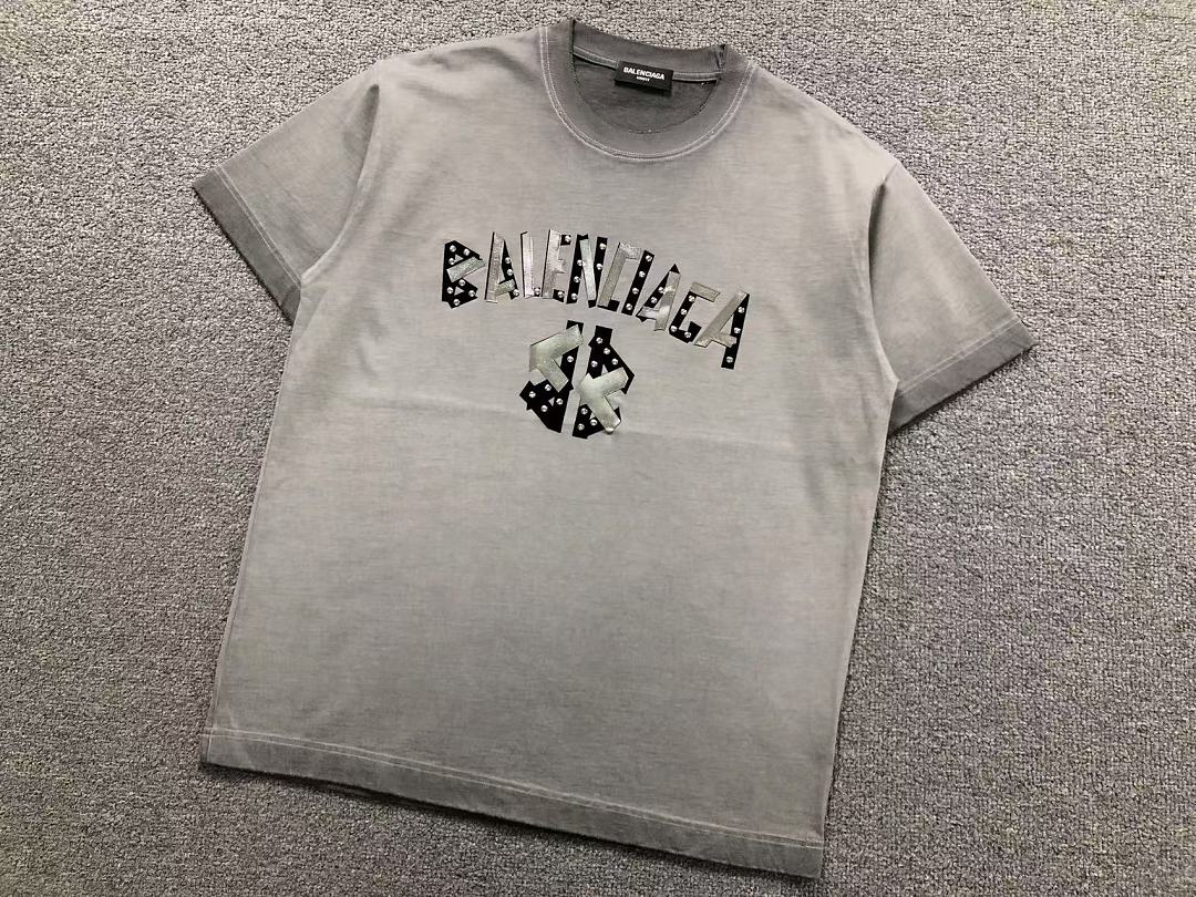 Balenciaga 128 B⭐L⭐⭐⭐IA⭐A T-SHIRT 3205060521 (Im 170Cm 60Kg I Wear Size L In The Phot) - Image 13