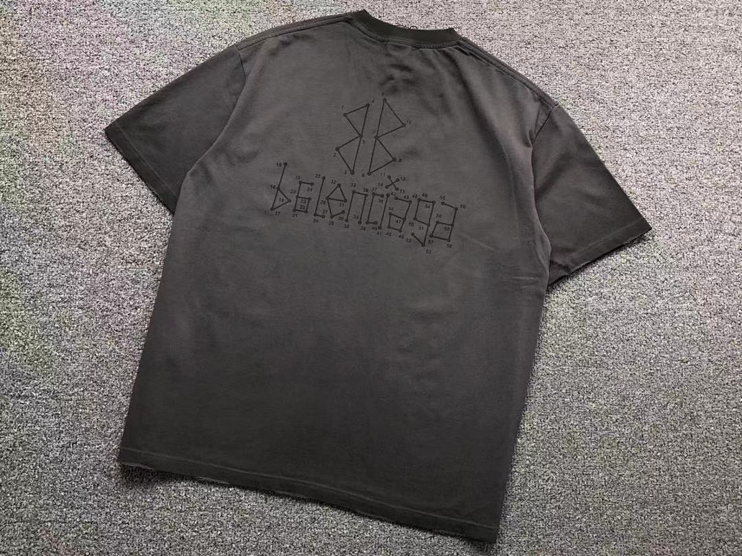 Balenciaga 118 B⭐L⭐⭐⭐IA⭐A T-SHIRT 3203070403 (Im 170Cm 60Kg I Wear Size M In The Phot) - Image 8