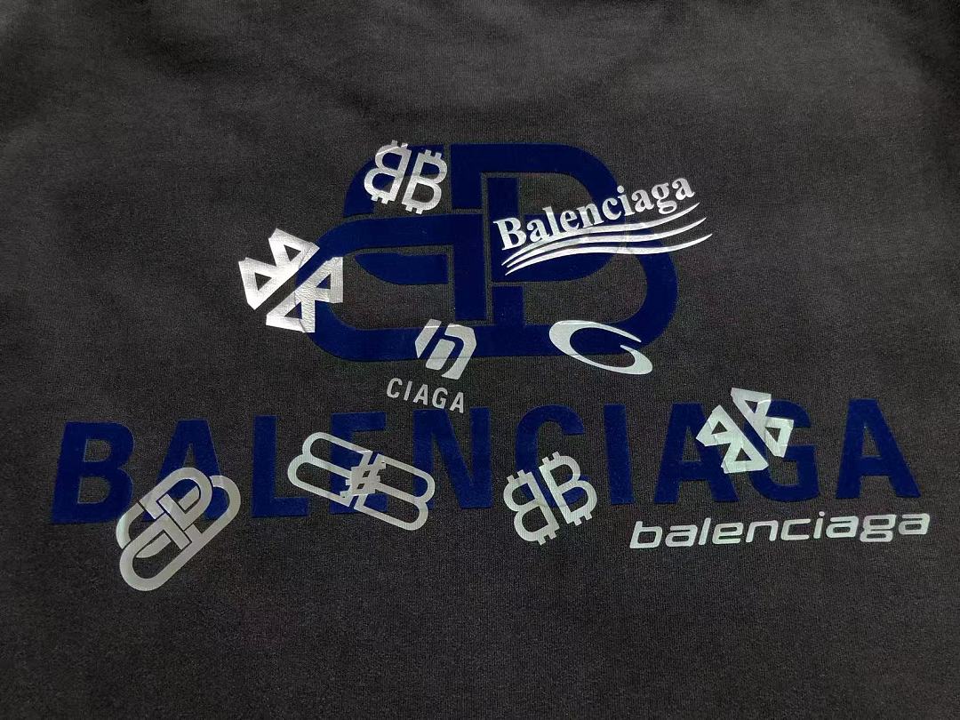 Balenciaga 128 B⭐L⭐⭐⭐IA⭐A T-SHIRT 5252505147 (Im 170Cm 60Kg I Wear Size L In The Phot) - Image 12