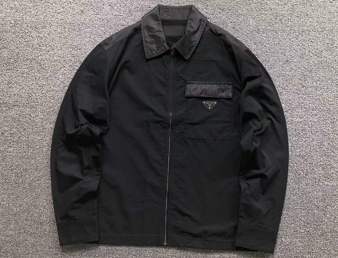 Prada 328 P⭐A⭐A JACKET 217110109 (Im 170Cm 60Kg I Wear Size S In The Phot) - Image 5