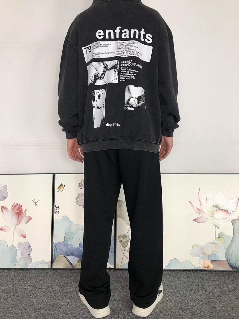 Chanel 135 ENFANTS RICHES DEPRIMES HOODIE 580705117 (Im 170Cm 60Kg I Wear Size S In The Phot) - Image 4