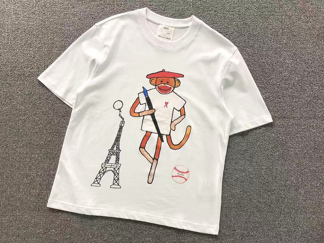 AMI 138 AMI T-SHIRT 22042344001 (Im 170Cm 60Kg I Wear Size S In The Phot) - Image 13