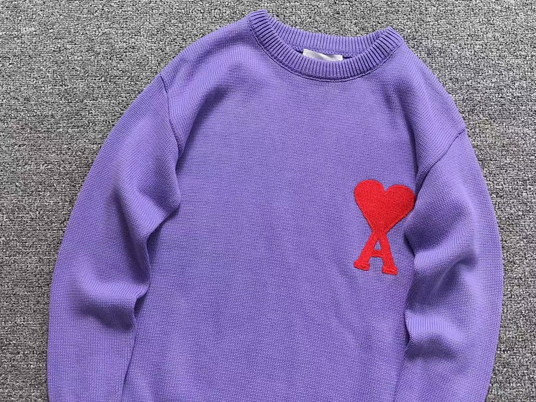 AMI 158 AMI SWEATER 21101107125 (Im 170Cm 60Kg I Wear Size S In The Phot) - Image 13