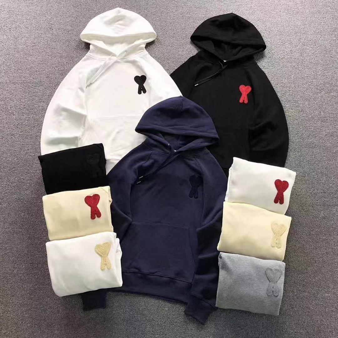 AMI 125 AMI HOODIE 57280288 (Im 170Cm 60Kg I Wear Size M In The Phot)